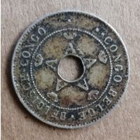 Бельгийское Конго 10 сантимов 1922 г., КМ# 18