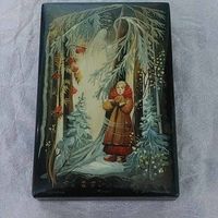 Шкатулка СССР. Федоскино. Морозко.