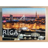 Латвия, города на спичечных коробках, Рига, 7 х 5 х 2 см, спички