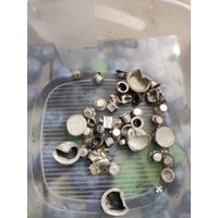 Серебряные чашки из конденсаторов