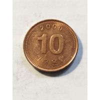 Корея 10 вон 2009