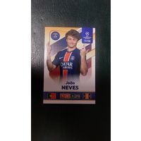 Карточка Лига Чемпионов, Жоао Невеш, ПСЖ.