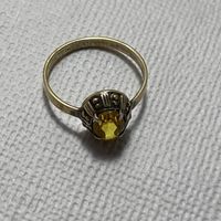 Колечко серебро 875 звезда