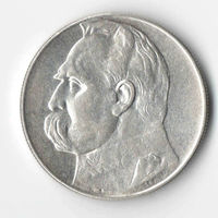 10 злотых 1936 Пилсудский