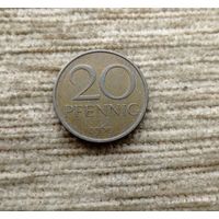 Werty71 Германия  ГДР 20 пфеннигов 1969 А
