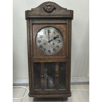 Антикварные настенные, немецкіе часы. Junghans.