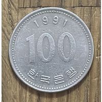 100 Вон Южная Корея 1991г.