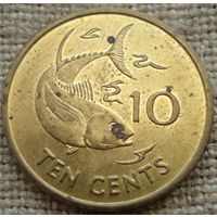 10 центов 1997 Сейшелы