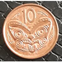 Новая Зеландия 10 центов 2015