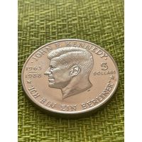 Ниуэ 5 долларов 1988 г Кеннеди