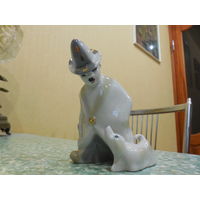 Статуэтка клоун Карандаш и собака Клякса ЗКХ Полонне .