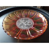 Старинное блюдо тарелка Земляника