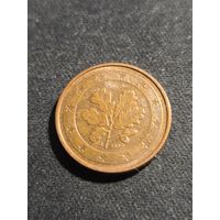 Германия 1 евроцент 2020 G