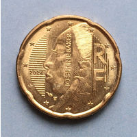 Франция 20 евроцентов 2024 новый дизайн