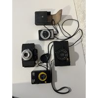 Фотоаппараты СССР Агат, Смена, Вилия. С Рубля