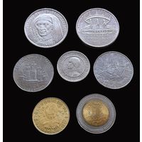 7 МОНЕТ РЕСПУБЛИКИ САН-МАРИНО ( 3 МОНЕТЫ СЕРЕБРО )