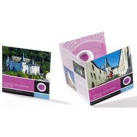 Люксембург 5 евро 2016 Замок Клевро Замки Люксембурга Ниобий