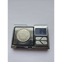200 марок 1956 года. Финляндия. Финляндская Республика (Suomi) (1918 - 1962). Серебро 500. Монета не чищена. 45644.