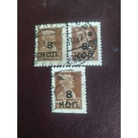 СССР 1927 Вспомогательный вып Красноармеец ВЗ 12 Надп #182.