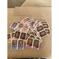 Карточки футбольные - футбол. (футболисты, двойные) - 51 шт.