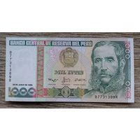 Werty71 Перу 1000 инти 1988 UNC банкнота