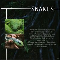 2020 Гамбия 7812-7813/B1015 Рептилии - Змеи 15,00 евро