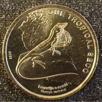 Коста-Рика 50 колонов, 2023 Шелковистый анолис UNC