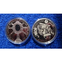 550 лет обретения чудотворной Жировичской иконы Божией Матери , 550 гадоў здабыцця цудатворнай Жыровіцкай іконы Божай Маці ,  М\Н , 1 рубль , 2020 год   .  Жировицкая