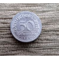 Werty71 Германия 50 пфеннигов 1921 А Веймар