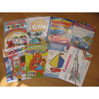 Лот современных раскрасок