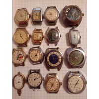 Часы женские в основном советские лотом  с рубля без мпц!