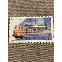 Польша 2001. 75 годовщина создания общества Польской железной дороги. Полная серия