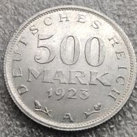 Германия 500 марок  1923 г.   Веймарская республика (марка)