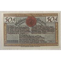 Нотгельд Ганновер 50 пфеннигов 1921 год. Веймарская республика