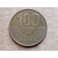 Коста-Рика 100 колонов, 2007г. (D-107)