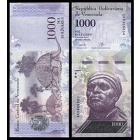Венесуэла 1000 боливаров образца 2017 года UNC p95b
