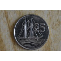 Каймановы острова 25 центов 2008 с 1 руб