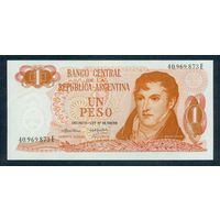 Аргентина 1 песо 1970-1973 год, UNC
