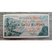 Werty71 Индонезия 1 Рупия 1961 UNC банкнота Сбор Риса
