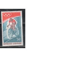 Габон-1968 (Мих.309) , ** ,   Спорт, Велоспорт , Велосипеды,