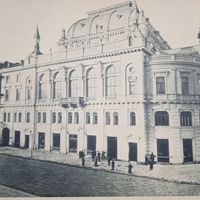Filharmonia w Warszawie 2. Фототипия. Гравюра энциклопедическая 19-20век. 35х27см.  РАСПРОДАЖА КОЛЛЕКЦИИ.