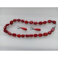 Бусы, сережки