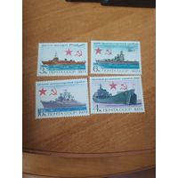 Марки СССР корабли.