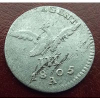 Пруссия. 3 гроша 1805