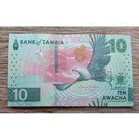 Werty71  Замбия 10 квача 2024 (2025) UNC Банкнота
