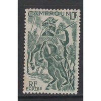 Французский Камерун 1946 Всадник Mi#285