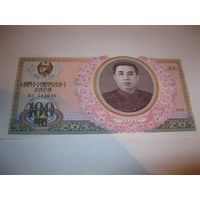 Северная Корея 100 вон 1978г.