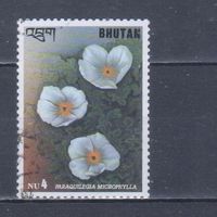 [284] Бутан 1994. Флора.Цветы. Гашеная марка.
