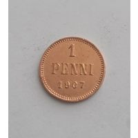 1 пенни 1907 года