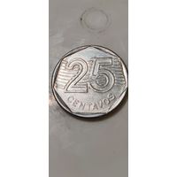 Бразилия 25 сентавос 1995